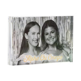 Sorority Acrylic Frame with Gold Foil