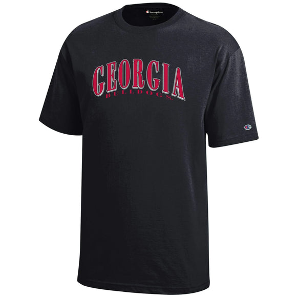 Georgia Champion Youth Black Tee