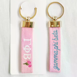 Sorority Embroidered Keychain