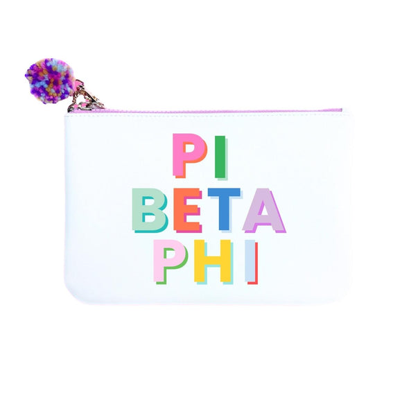 Sorority Leather Pouch