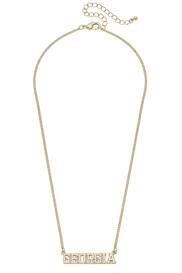 Georgia Gold Varsity Necklace