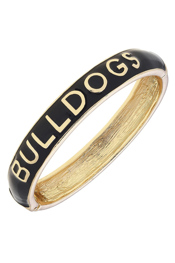 Bulldogs Enamel Bangle Black