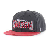 UGA 47 Brand Coal Cragged Captain Hat