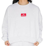 The Becca Boxy Crewneck Go Dawgs Woven Label - YOUTH