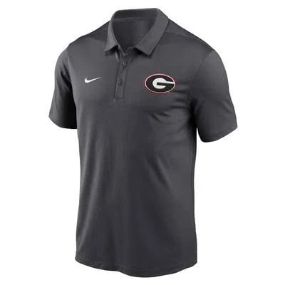 Georgia Nike Primetime Franchise Performance Polo Black