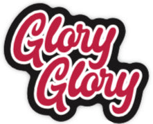 Glory Glory Sticker - Black