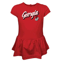 UGA Infant Molly Tiered Dress