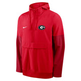 Georgia Bulldogs Nike Anorak Half-Zip Hoodie Jacket