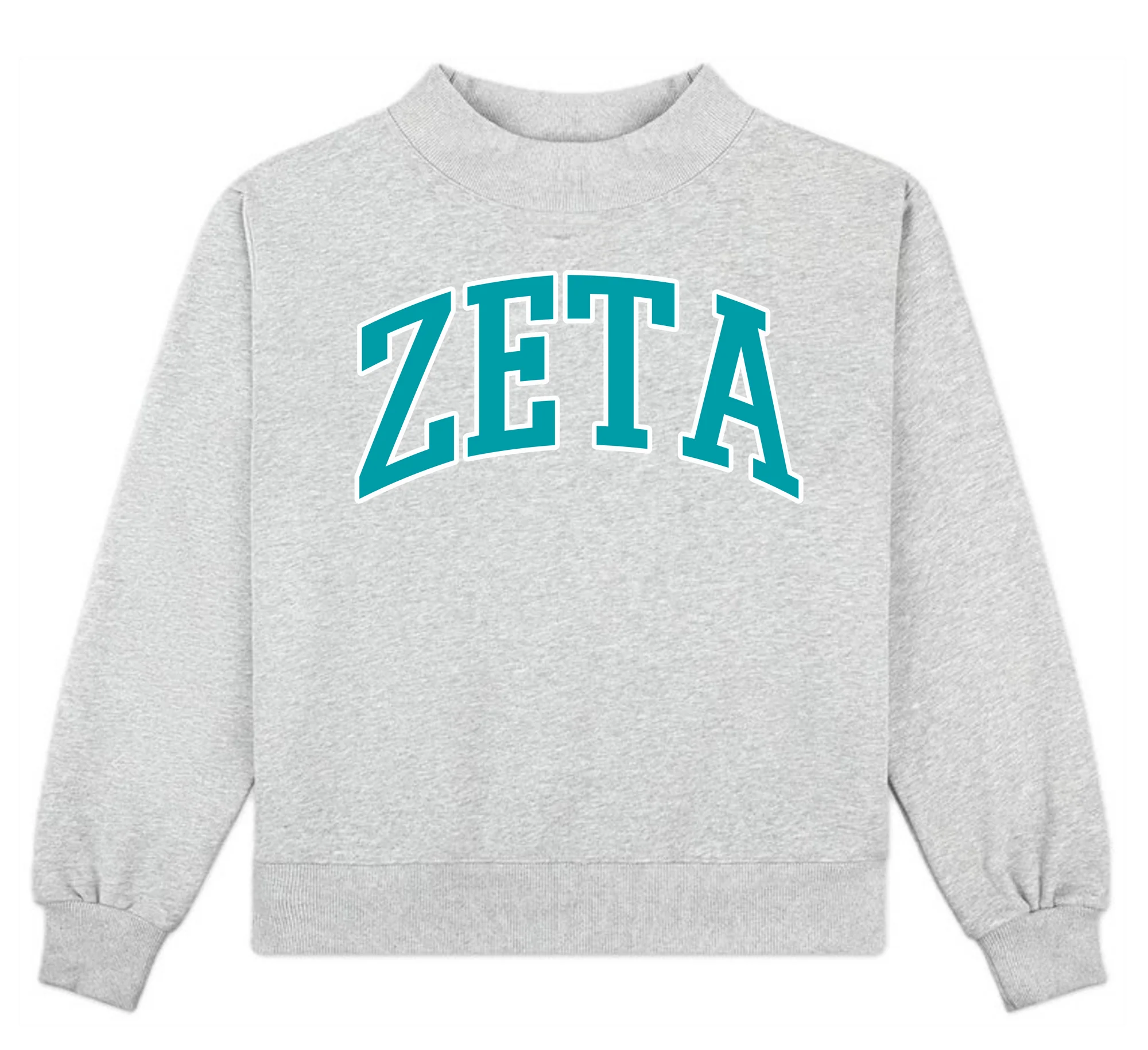 Sorority Campus Mock Neck Crew – universityspirit.com