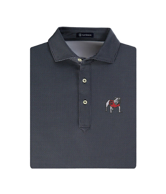 Georgia Bulldogs Turtleson Performance Polo - Black