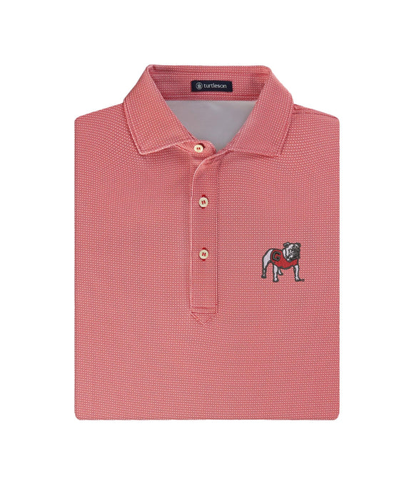 Georgia Bulldogs Turtleson Performance Polo - Red