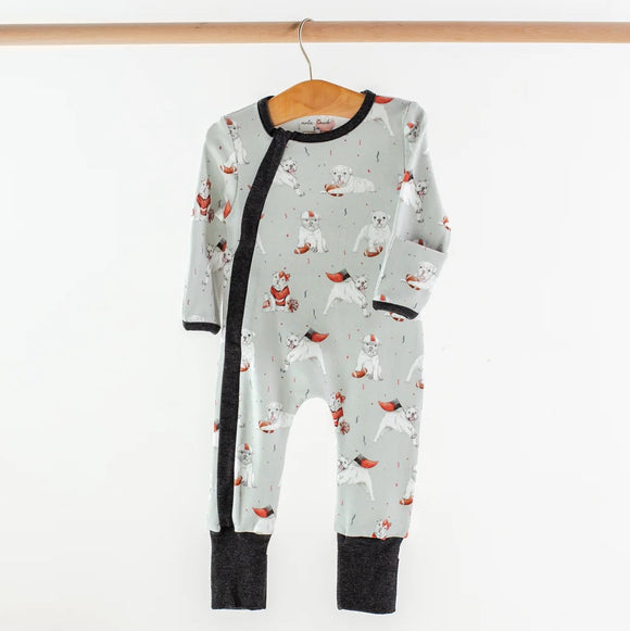 Georgia MVP Organic Cotton Zipper Pajamas