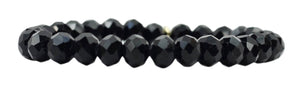 B&B Stretch Bracelet Black Beads