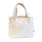 PRE-ORDER: Coated Canvas Tote with Sorority Patch