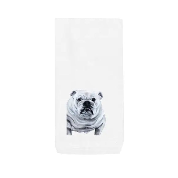 Bulldog Tea Towel