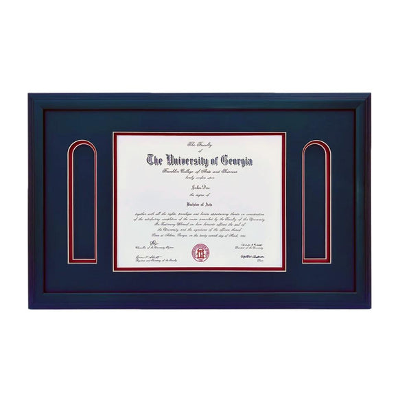 University of Georgia Double Tassel Diploma Frame