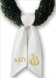 PRE-ORDER: Sorority Satin Embroidered Wreath Sash