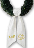 PRE-ORDER: Sorority Satin Embroidered Wreath Sash