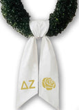 PRE-ORDER: Sorority Satin Embroidered Wreath Sash