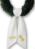 PRE-ORDER: Sorority Satin Embroidered Wreath Sash