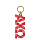 Sorority Acrylic Plaid Keychain