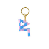 Sorority Acrylic Plaid Keychain