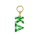 Sorority Acrylic Plaid Keychain