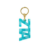 Sorority Acrylic Plaid Keychain