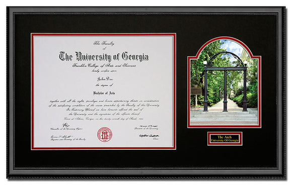 University of Georgia Horizontal Arch Diploma Frame
