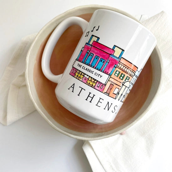 Athens, Georgia Watercolor Mug