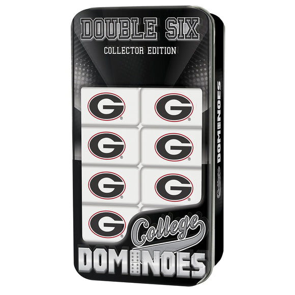 Georgia Bulldogs Double-Six Dominoes