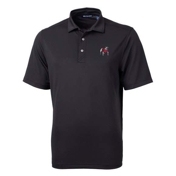 Cutter and Buck Eco Pique Polo in Black