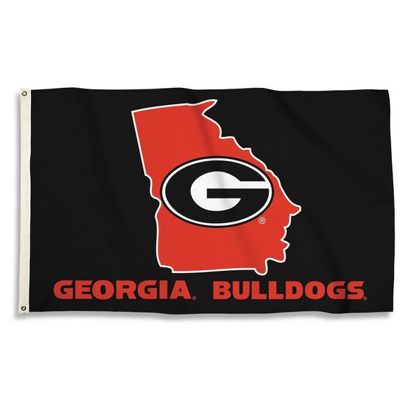 Georgia State 3x5 House Flag