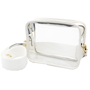 Camera Crossbody with White Accents