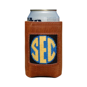 SEC (Black) Needlepoint Can Cooler