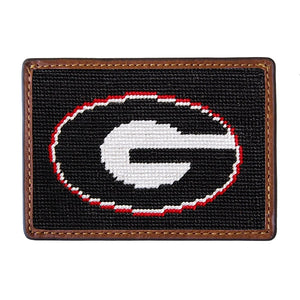 Georgia Bulldogs Smathers and Branson Needlepoint Card Wallet