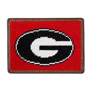 University of Georgia Georgia Bulldogs Smathers and Branson Needlepoint Wallet