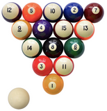 UGA Numbered Billiard Ball Set - Standard Colors