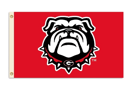 University of Georgia Bulldogs Flag 3x5