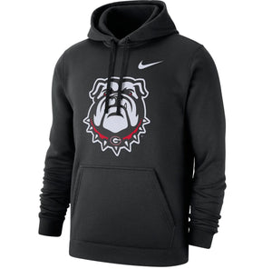 UGA Nike New Bulldog Head Club Fleece Hoodie