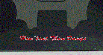 How Bout Them Dawgs UGA Decal