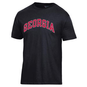 Arched Georgia Champion T-Shirt Black