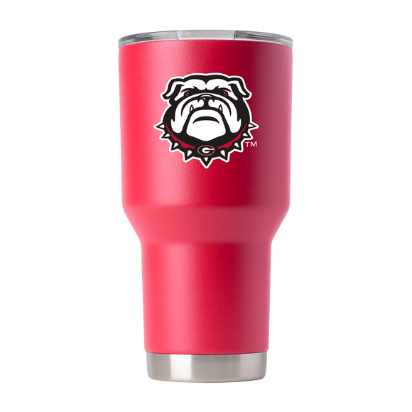 UGA 30oz New Bulldog Stainless Steel Sidekick Tumbler - Red